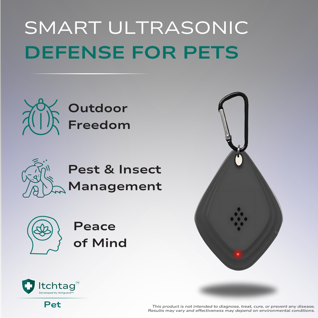 Itchtag™ Pet - Ultrasonic Pest Guard