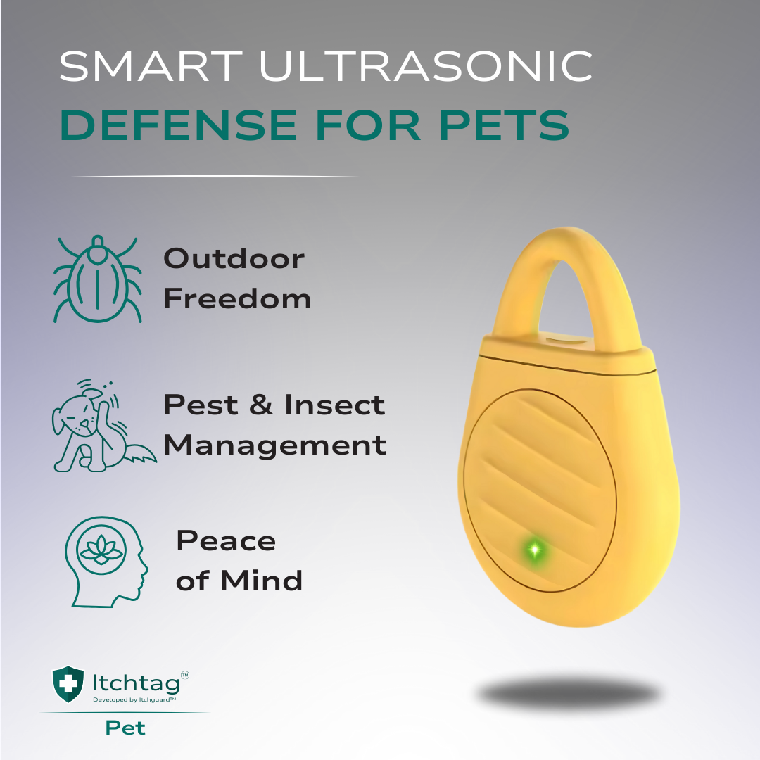 Itchtag™ Pet - Ultrasonic Pest Guard