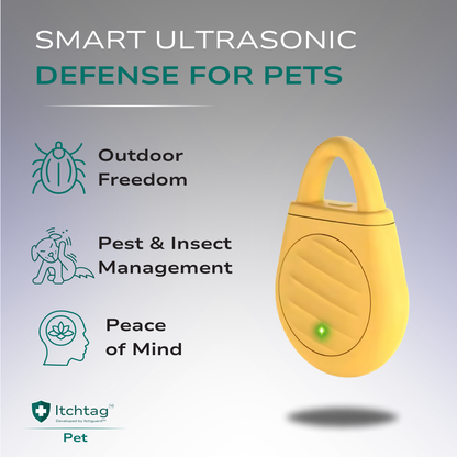 Itchtag™ Pet - Ultrasonic Pest Guard